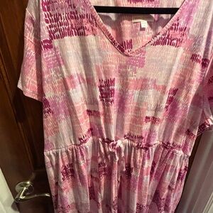 Stan Herman Pink Maxi Dress